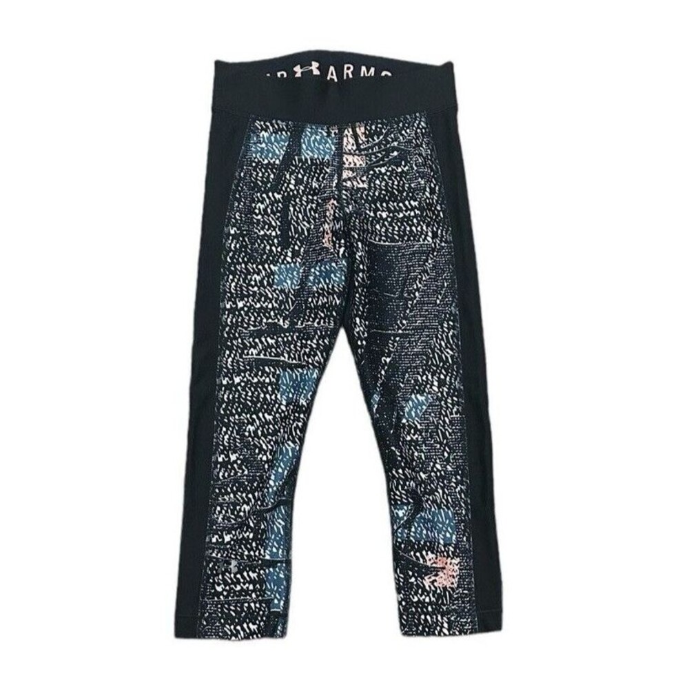 Under Armour Leggings Capri Multicolor Small compression heat gear gorpcore